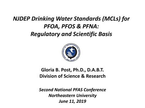 bottle water testing requirements pfoa pfos|pfoa drinking water regulations.